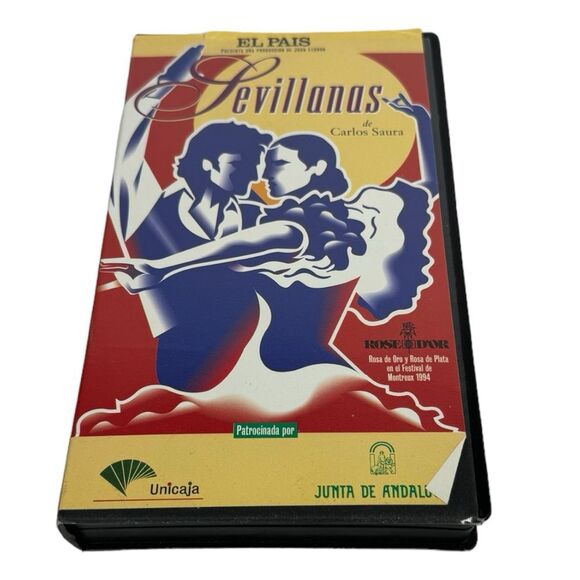 El País Sevillanas VHS – Carlos Saura Spanish Flamenco Music & Dance PAL – Rare - Picture 1 of 3